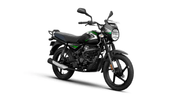 Bajaj CT 125X Ebony Black with Green decals